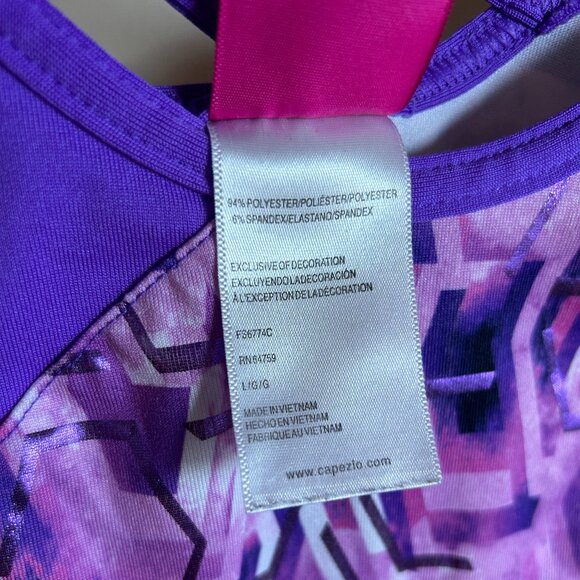 Future Star by Capezio Long Sleeve Patterned Leotard - Picture 7 of 7